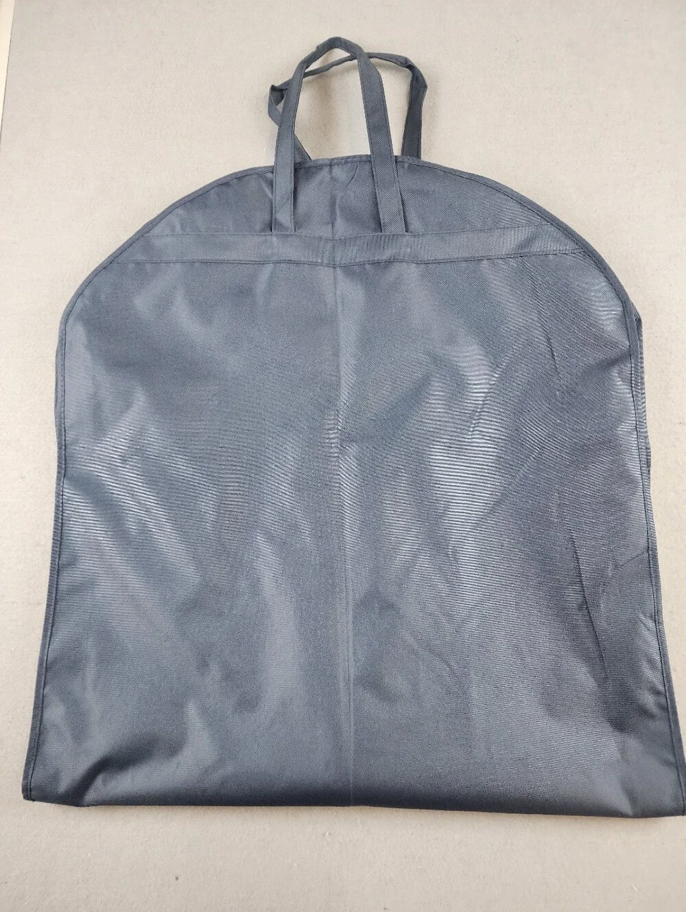 Tory Burch Navy Blue Logo Garment Cover Bag Zip Handles Logo Preppy Travel